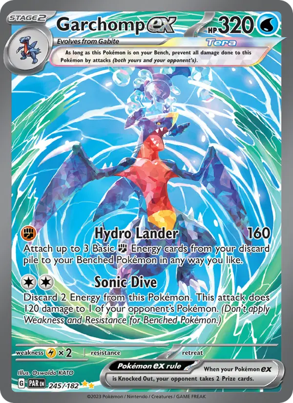 Garchomp ex #245 — Paradox Rift