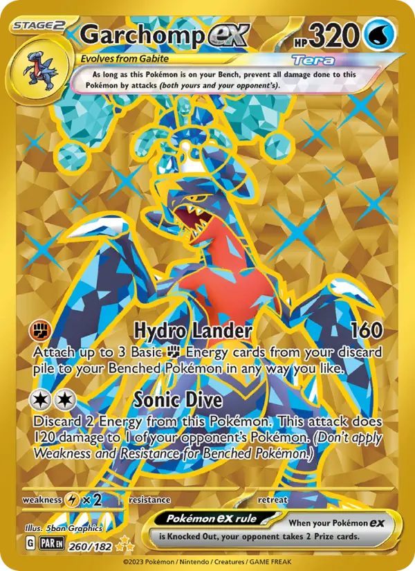 Garchomp ex #260 — Paradox Rift