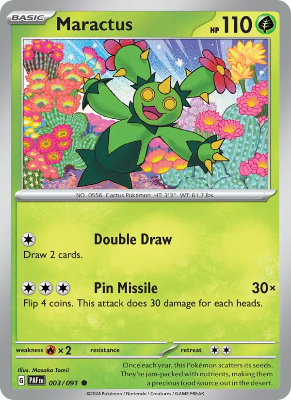 Maractus #003 — Paldean Fates