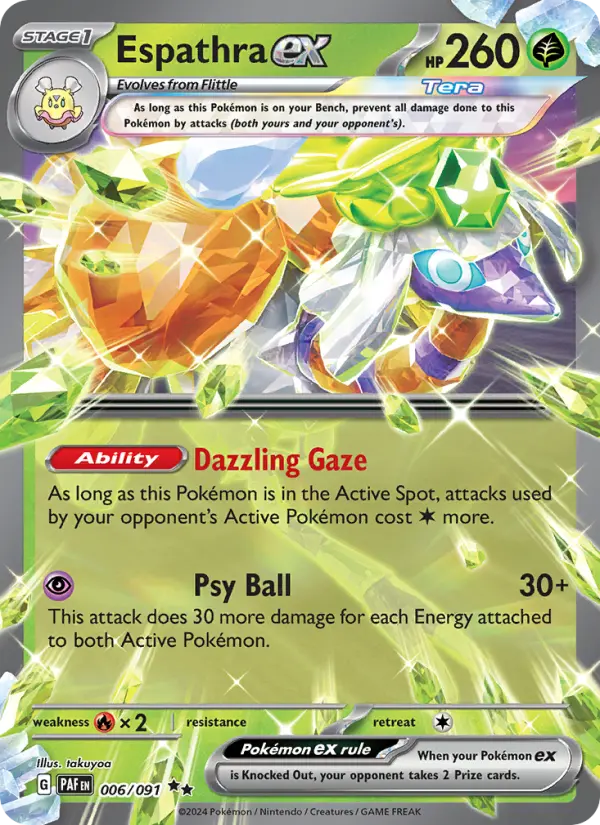 Espathra ex #006 — Paldean Fates
