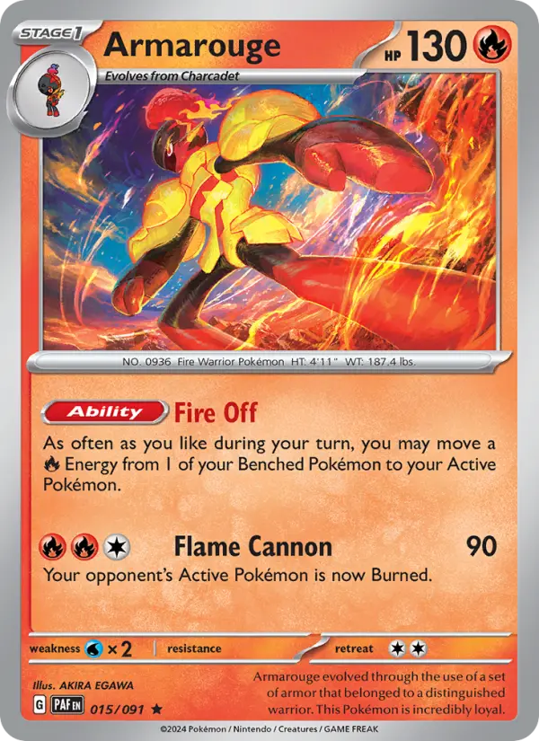 Armarouge #015 — Paldean Fates