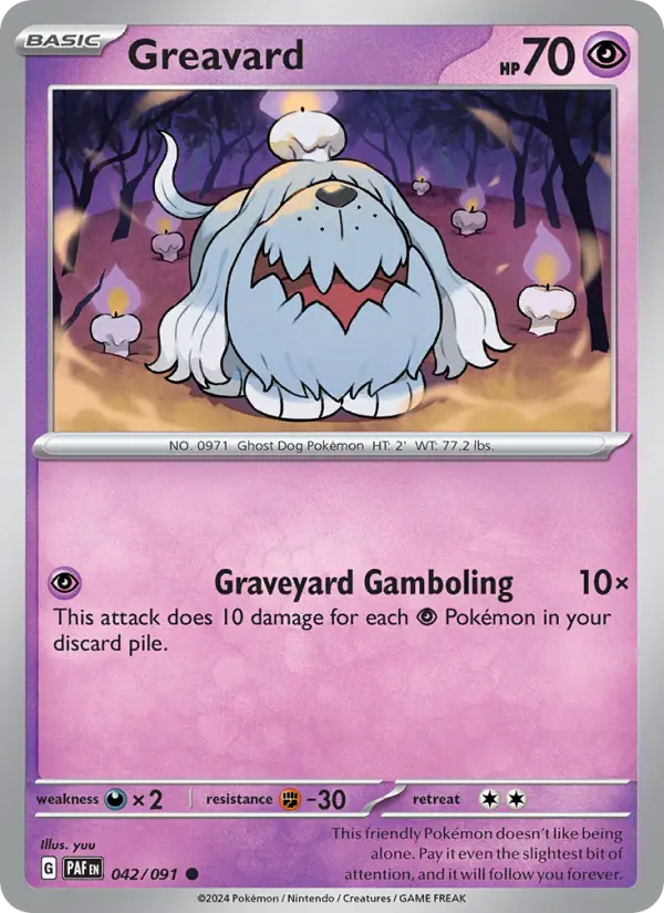 Greavard #042 — Paldean Fates