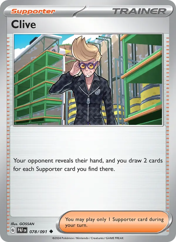 Clive #078 — Paldean Fates