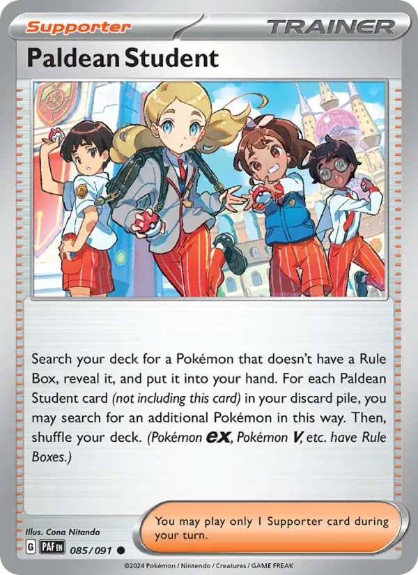 Paldean Student #085 — Paldean Fates