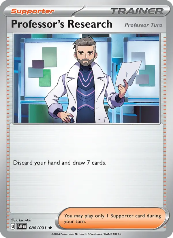 Professor's Research #088 — Paldean Fates