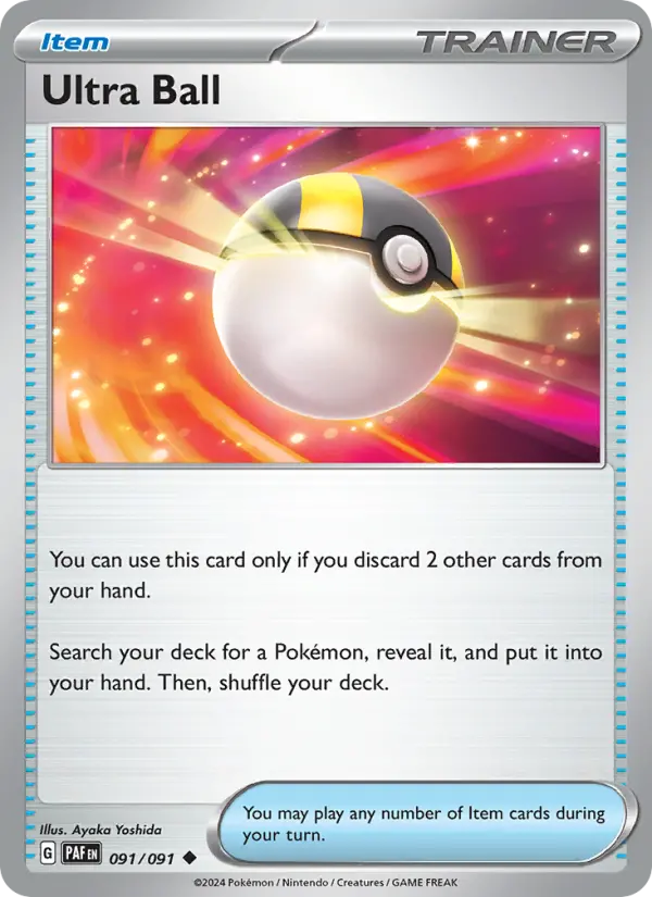Ultra Ball #091 — Paldean Fates