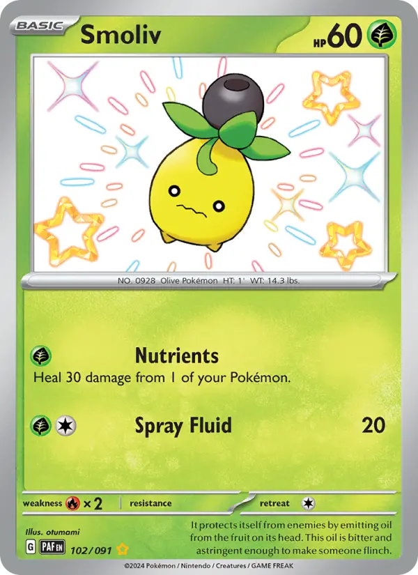 Smoliv #102 — Paldean Fates