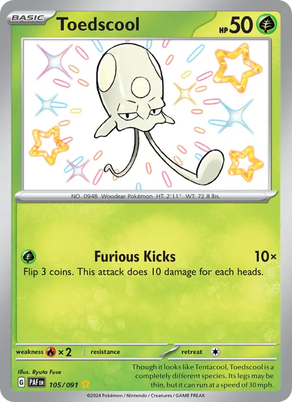 Toedscool #105 — Paldean Fates