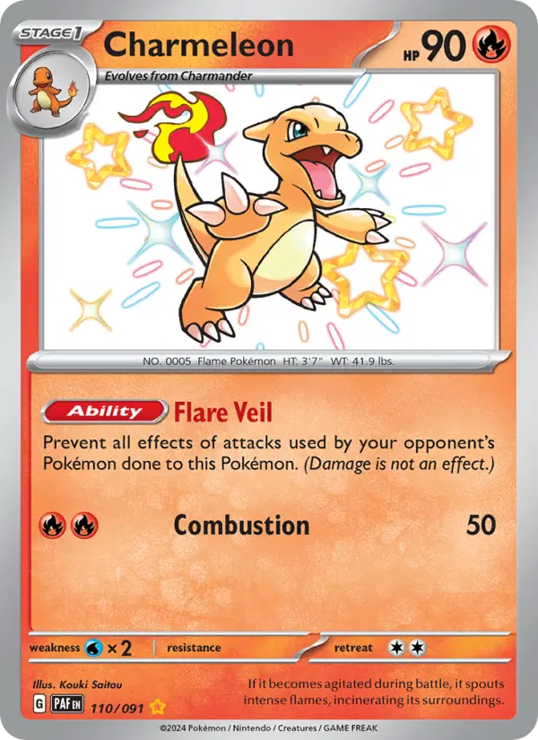Charmeleon #110 — Paldean Fates