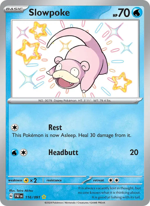 Slowpoke #116 — Paldean Fates