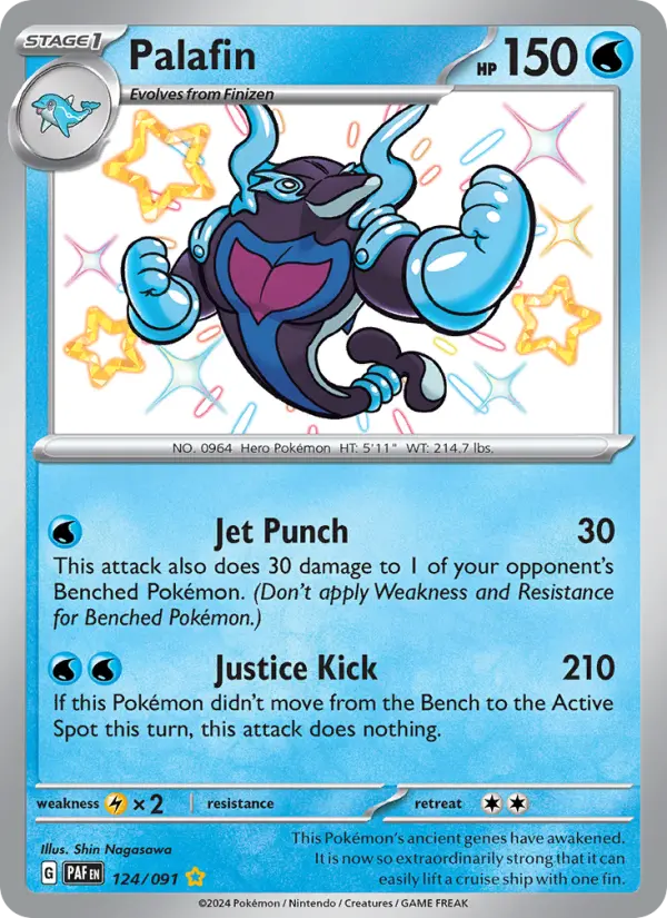 Palafin #124 — Paldean Fates