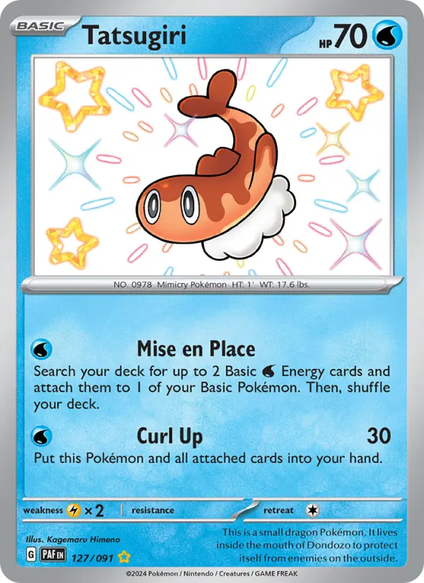 Tatsugiri #127 — Paldean Fates