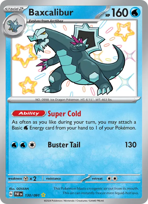 Baxcalibur #130 — Paldean Fates