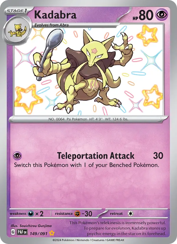 Kadabra #149 — Paldean Fates