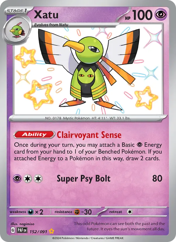 Xatu #152 — Paldean Fates