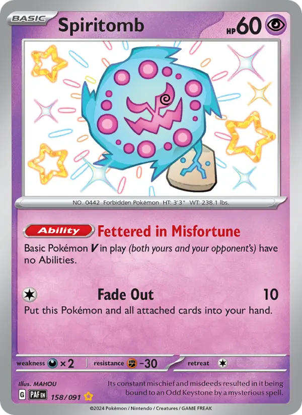 Spiritomb #158 — Paldean Fates