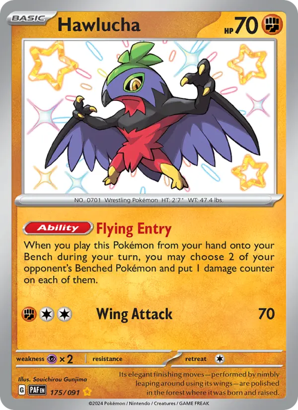 Hawlucha #175 — Paldean Fates
