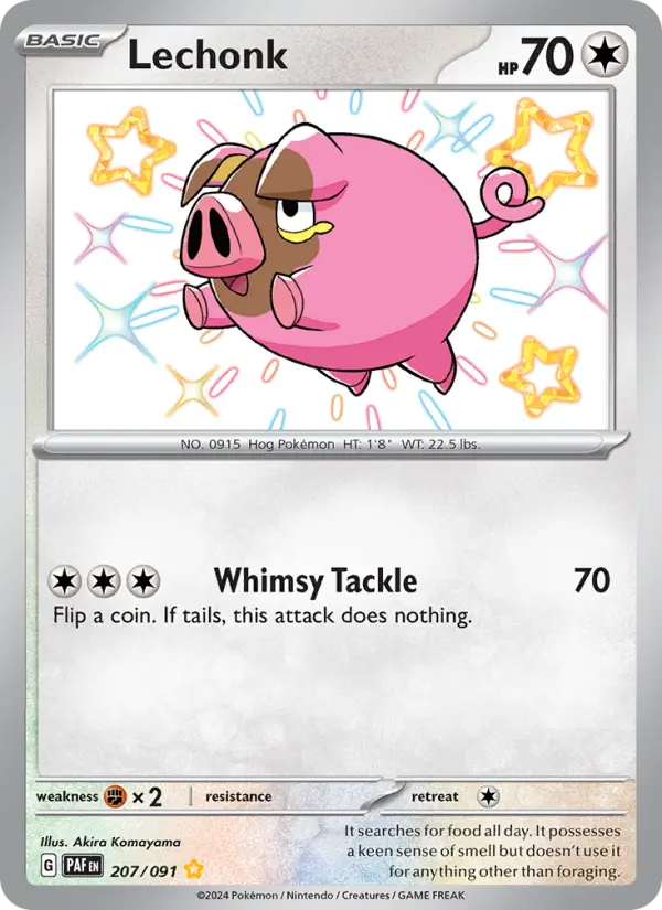 Lechonk #207 — Paldean Fates