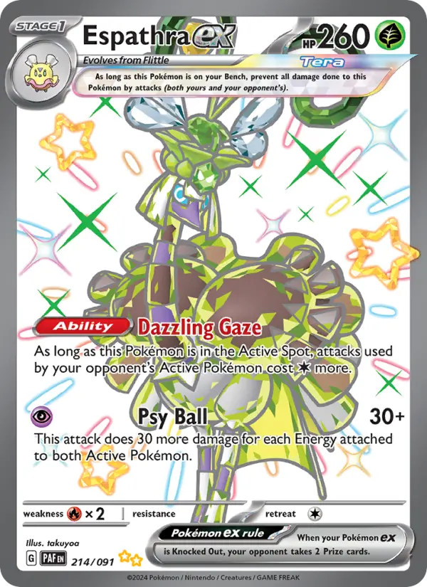 Espathra ex #214 — Paldean Fates