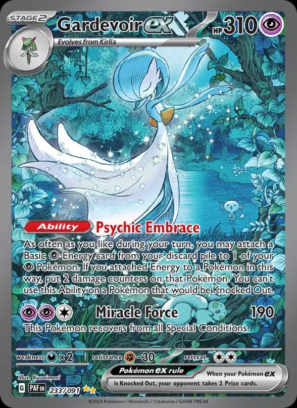 Gardevoir ex #233 — Paldean Fates