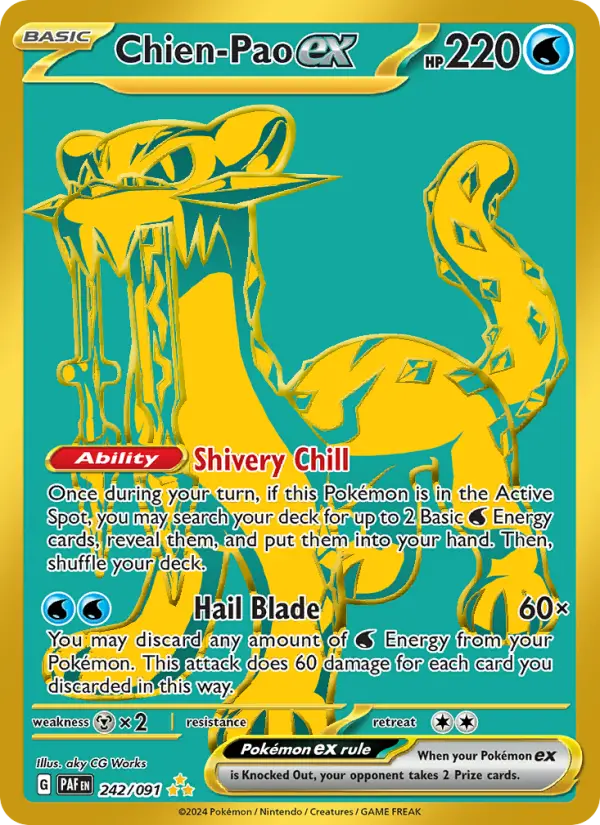 Chien-Pao ex #242 — Paldean Fates
