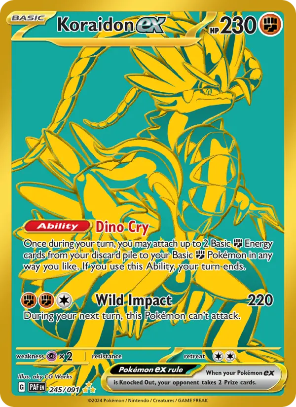 Koraidon ex #245 — Paldean Fates
