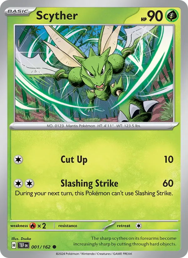 Scyther #001 — Temporal Forces
