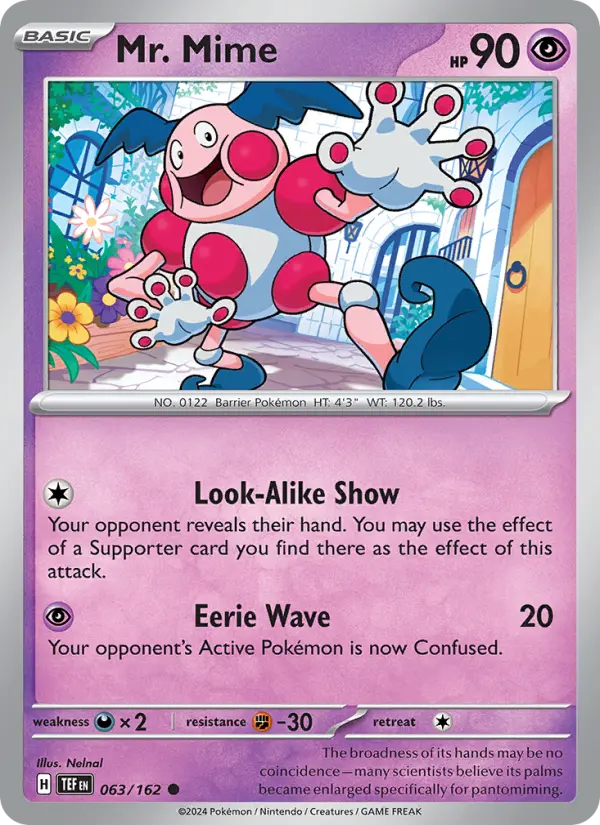 Mr. Mime #063 — Temporal Forces