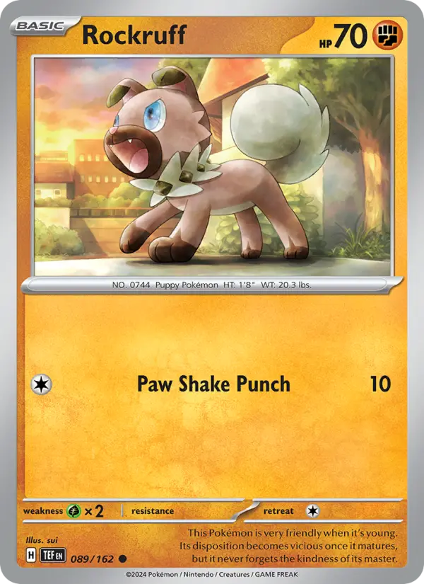 Rockruff #089 — Temporal Forces