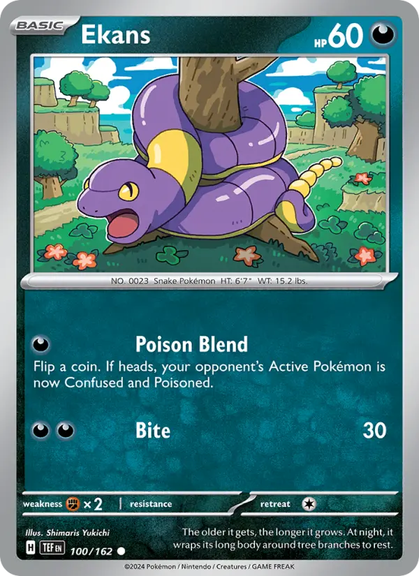 Ekans #100 — Temporal Forces