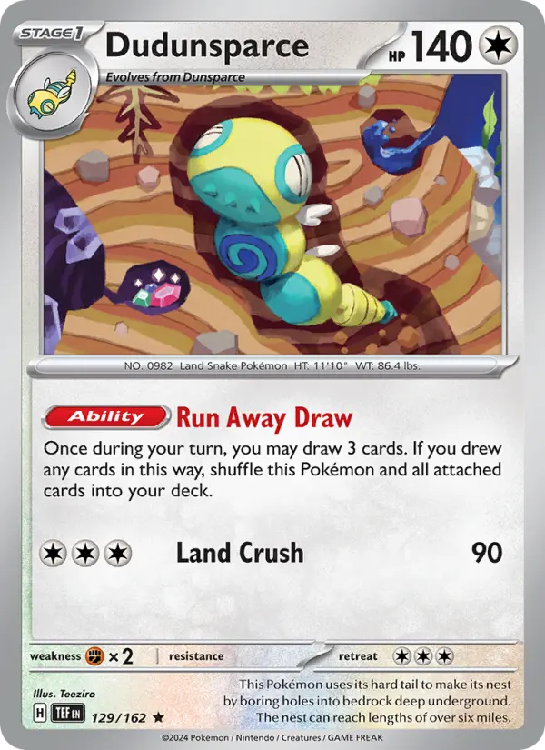 Dudunsparce #129 — Temporal Forces