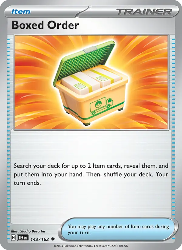 Boxed Order #143 — Temporal Forces