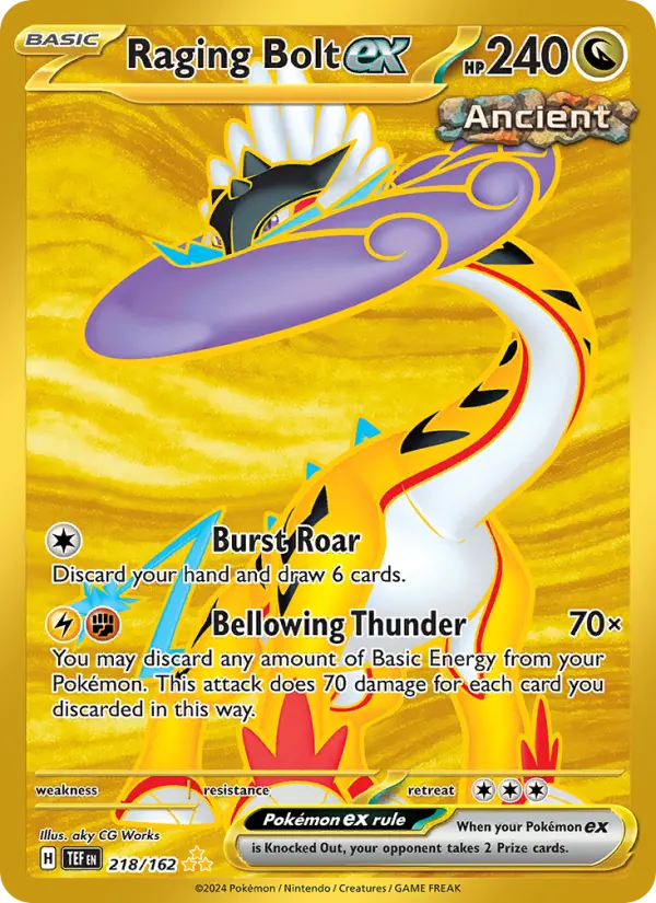 Raging Bolt ex #218 — Temporal Forces