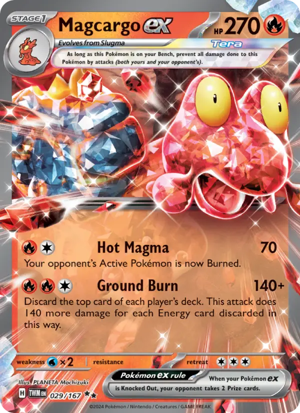Magcargo ex #029 — Twilight Masquerade