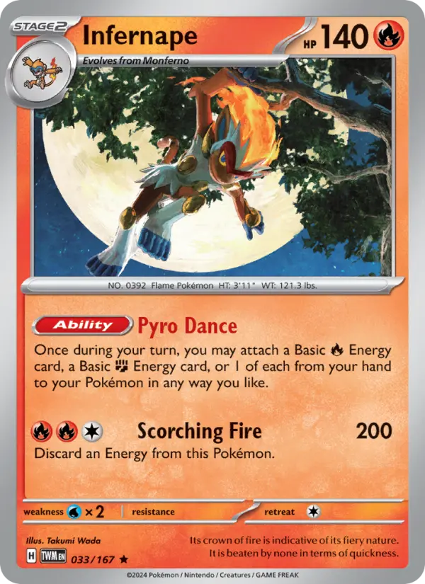 Infernape #033 — Twilight Masquerade