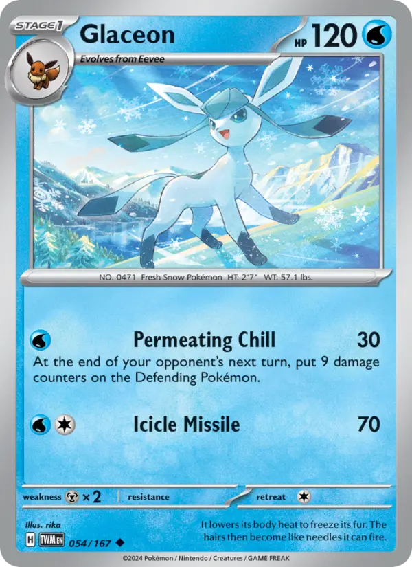 Glaceon #054 — Twilight Masquerade