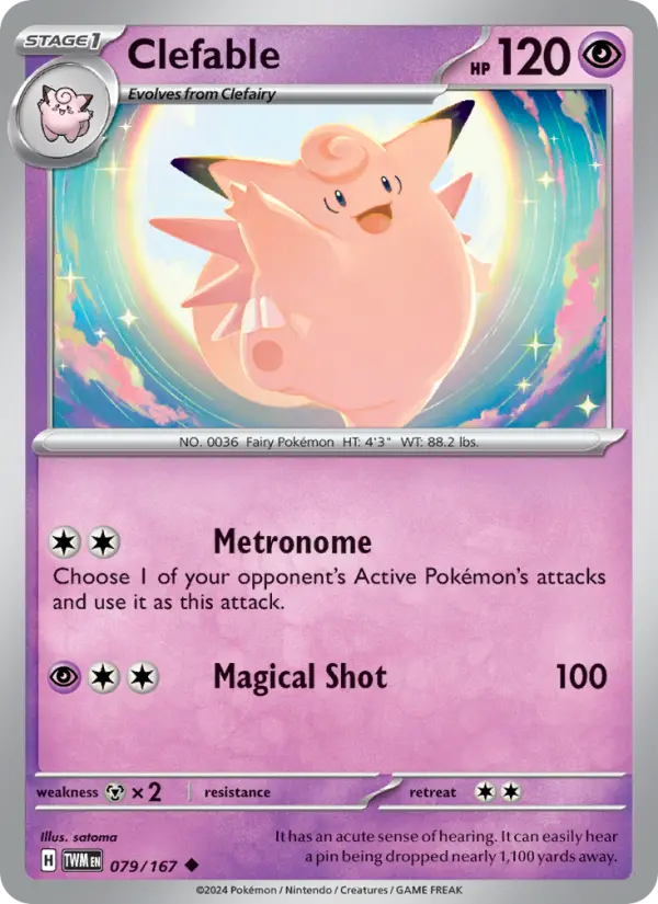 Clefable #079 — Twilight Masquerade