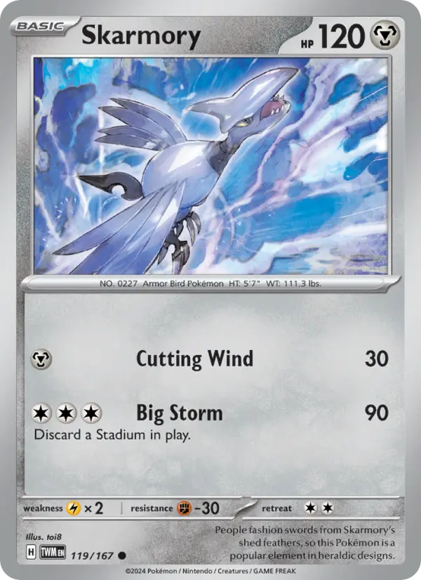 Skarmory #119 — Twilight Masquerade