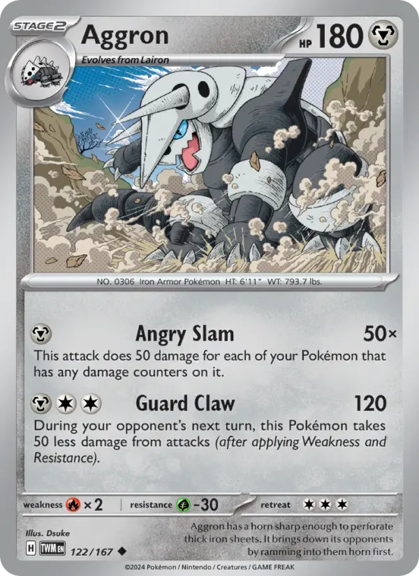 Aggron #122 — Twilight Masquerade