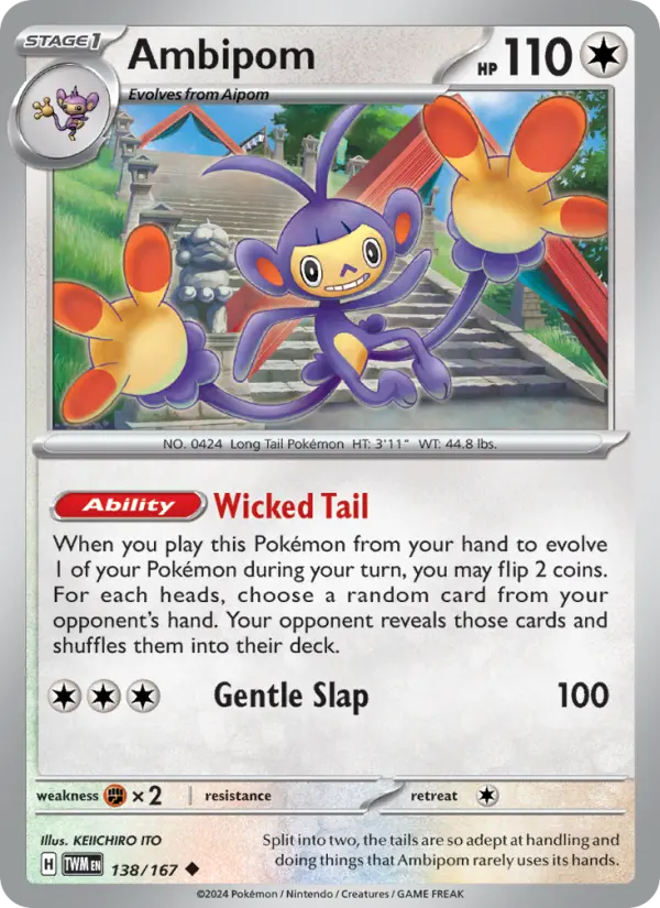 Ambipom #138 — Twilight Masquerade