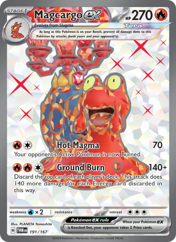 Magcargo ex #191 — Twilight Masquerade