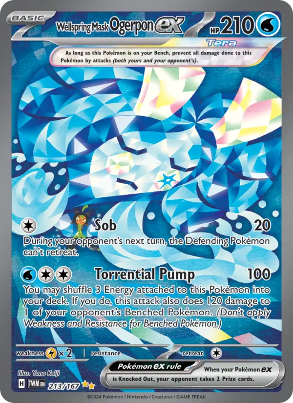Wellspring Mask Ogerpon ex #213 — Twilight Masquerade