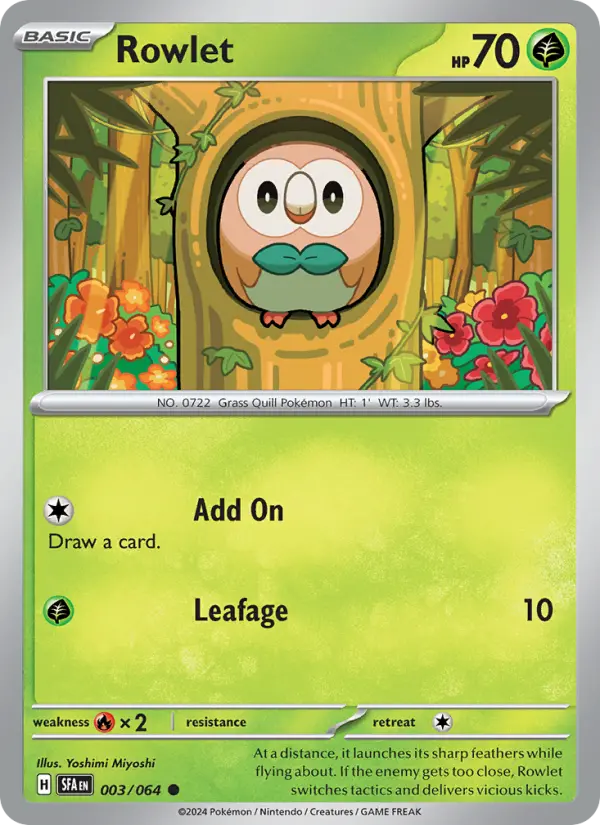 Rowlet #003 — Shrouded Fable