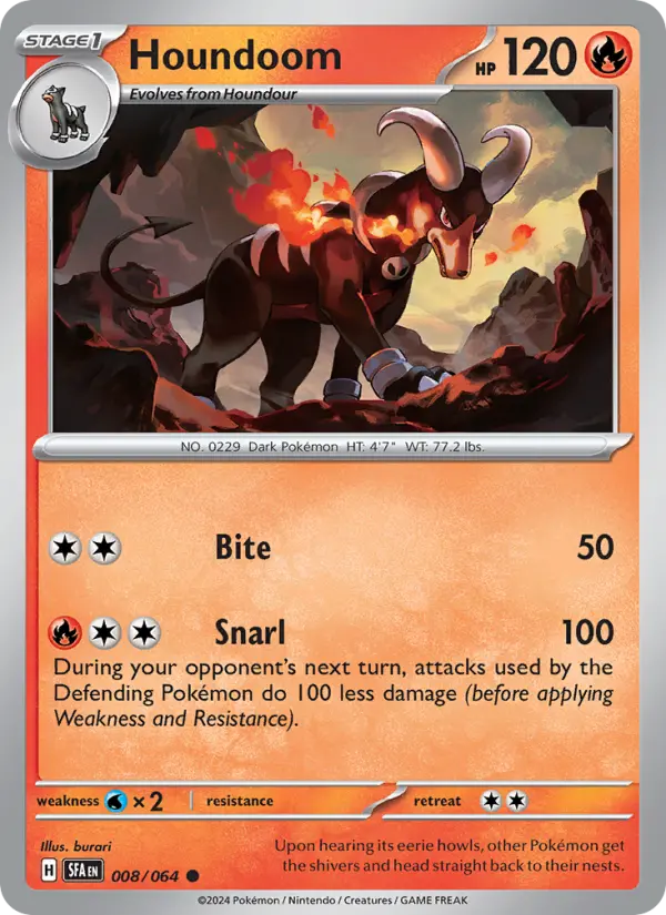 Houndoom #008 — Shrouded Fable