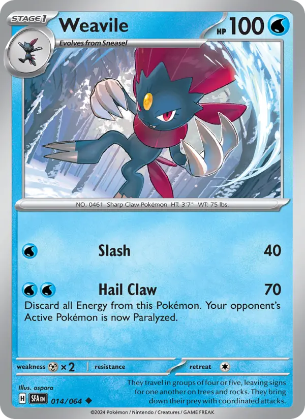 Weavile #014 — Shrouded Fable