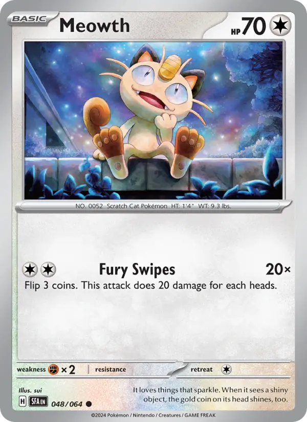 Meowth #048 — Shrouded Fable