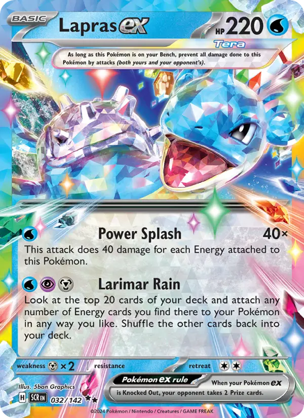 Lapras ex #032 — Stellar Crown