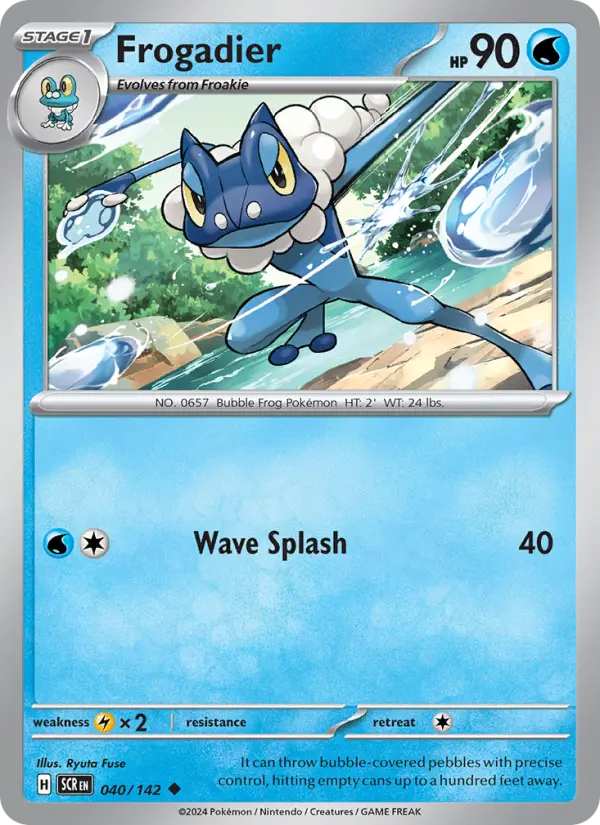 Frogadier #040 — Stellar Crown