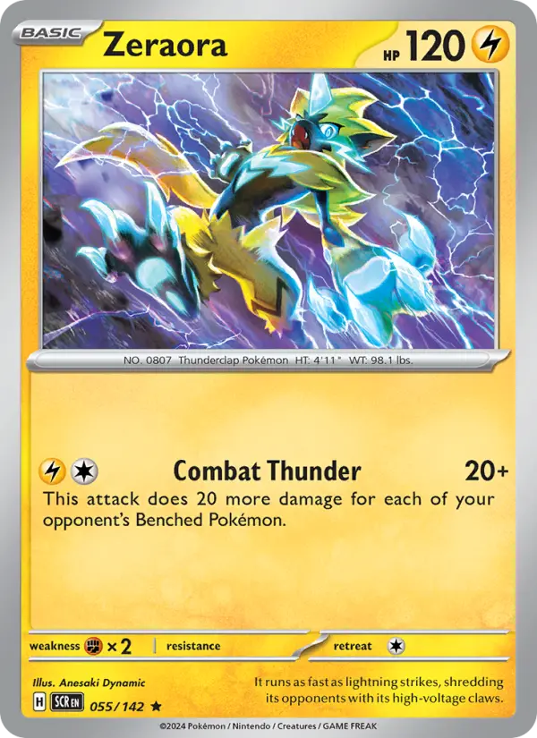 Zeraora #055 — Stellar Crown