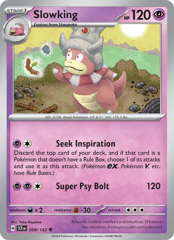 Slowking #058 — Stellar Crown